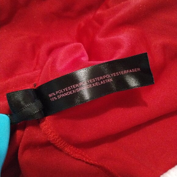 RSLove (M) Red Velvet with Faux Fur Trim Hooded Mini Ms. Clause Dress - Picture 9 of 9